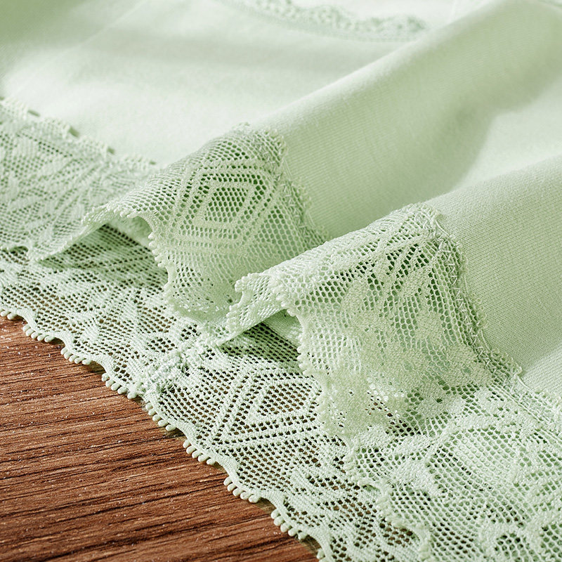 南极人女士纯棉收腹抗菌蕾丝头内裤 南极人雷朋内裤