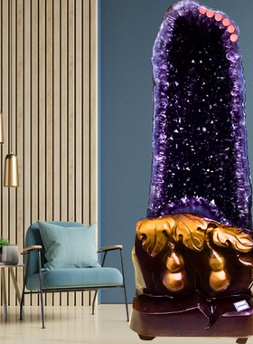 巴西乌拉圭纯天然紫晶洞原石转运