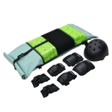 Скейтборд, защитное снаряжение, сумка-органайзер с двумя изогнутыми концами, рюкзак