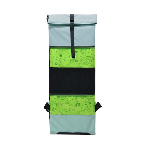 Скейтборд, защитное снаряжение, сумка-органайзер с двумя изогнутыми концами, рюкзак