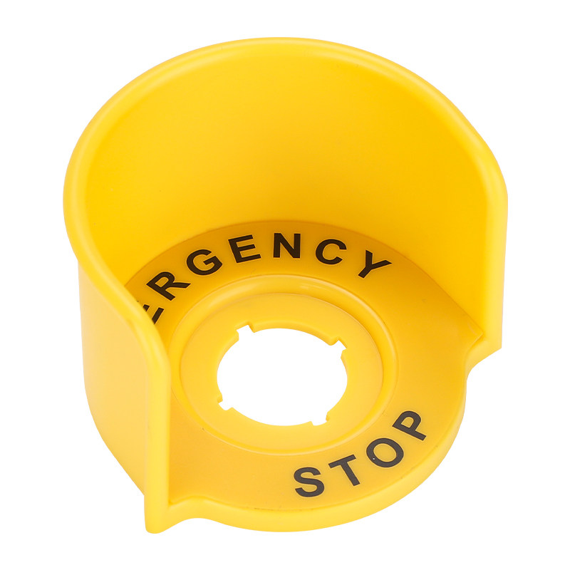 J-IX半圆急停开关保护罩22mm防误操作触碰按钮防护座30半圆黄色座,淘宝优惠券,粉丝福利购,淘宝优惠卷