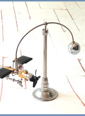 新款现代太阳能重力平衡卫星模型探究科普科技馆展品太空飞船摆件