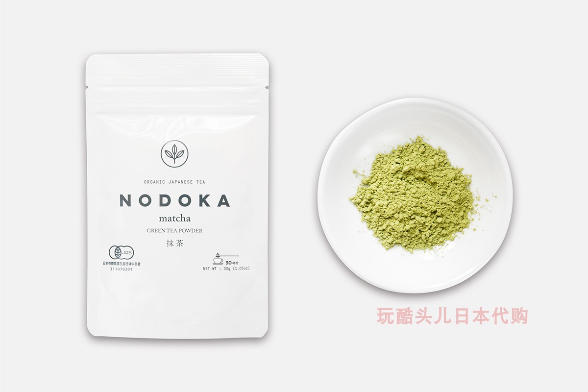 现货日本NODOKA煎茶特选100%无农药高山抹茶粉冲饮抹茶五十铃粉 - 图1