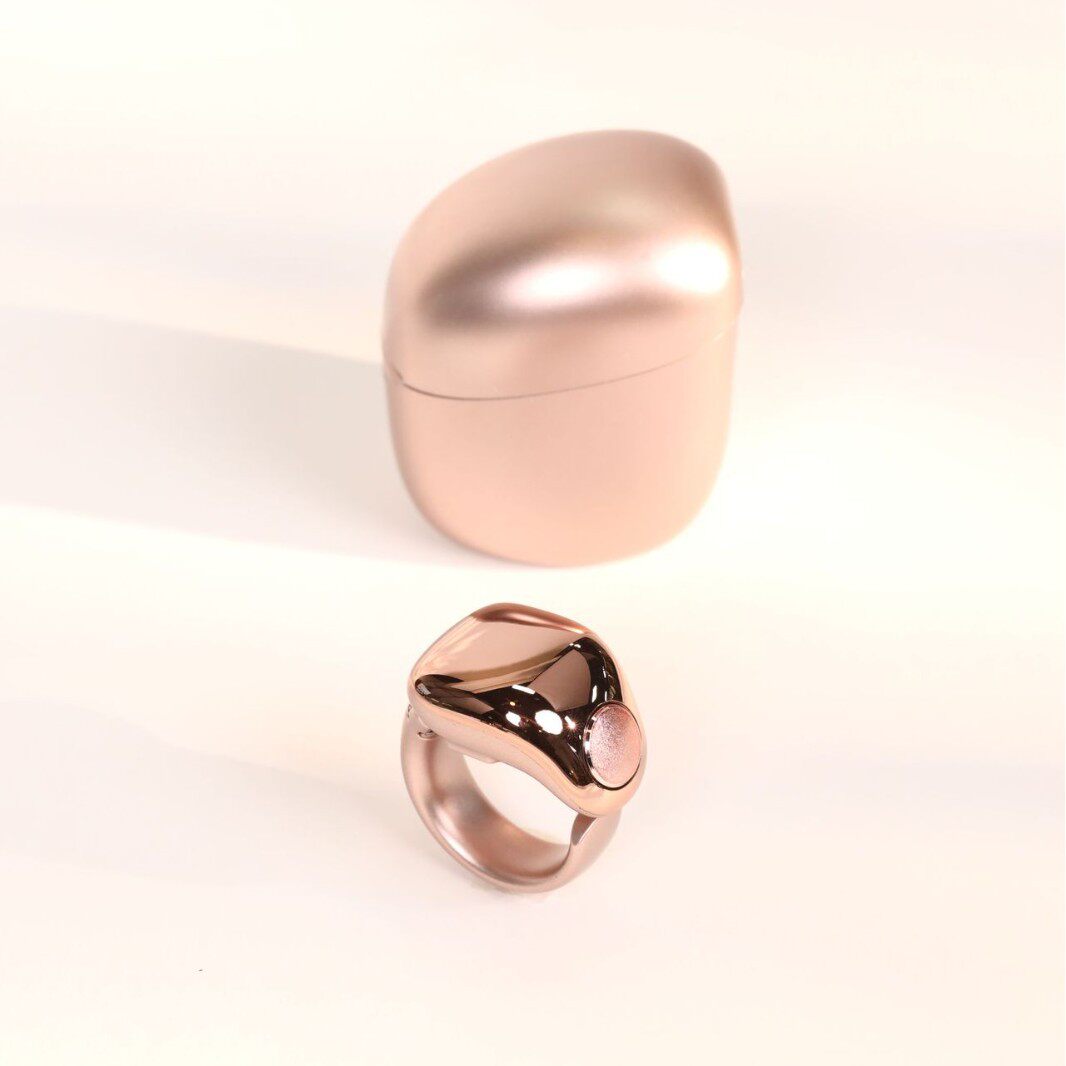 2025 smart ring Bluetooth counter can be connected to the mobile app with alarm time reminder counter