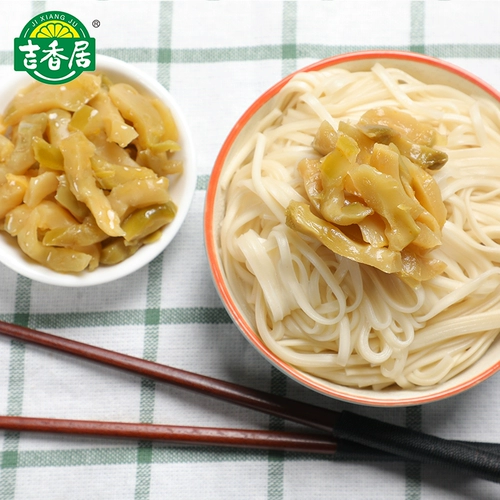 吉香居 Мяговые овощи Сычуань Кимчи маринованные овощи под едой, хрустящая горчица, вкусное блюдо, блюдо, соус, кимчи, кимчи