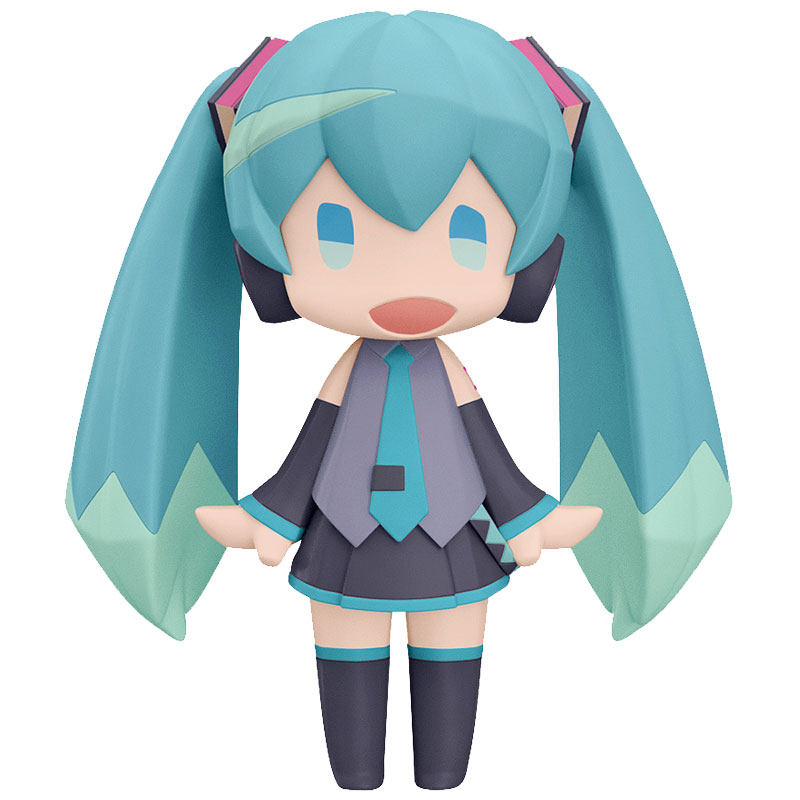 初音未来官方正版联名Q版歪头手办动漫周边V家miku像素化可动摆件