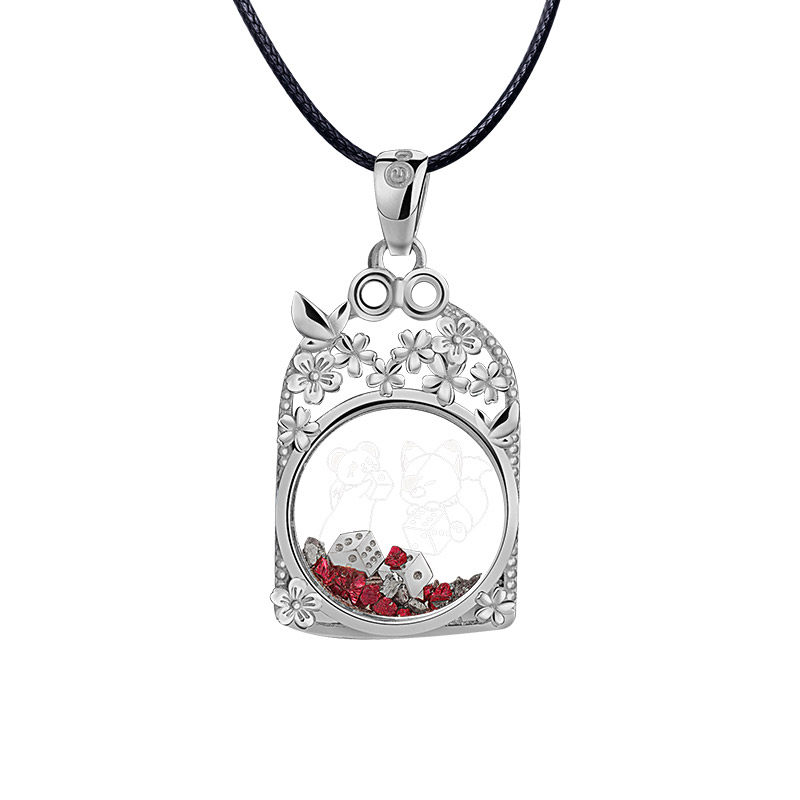 天官赐福正版联名摇摇乐项链国漫周边谢怜花城学生时尚吊坠银饰品,淘宝优惠券,粉丝福利购,淘宝优惠卷