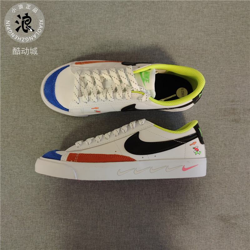 Nike/耐克女子大童 Blazer Low 77  GS 休闲低帮板鞋 DV1747-101 - 图0