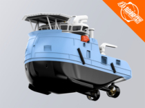 Little fairy model 288mm Q version of marine engineering ship Barbie Q number 3D printing boat moldmaking kit