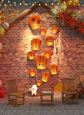 幼儿园红色主题环创楼梯文化网红打卡爱中国庆节场景氛围布置装饰