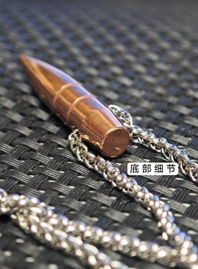 338狙子弹头项链网红吊坠退伍纪念品男士吊坠战狼二项链生日礼物