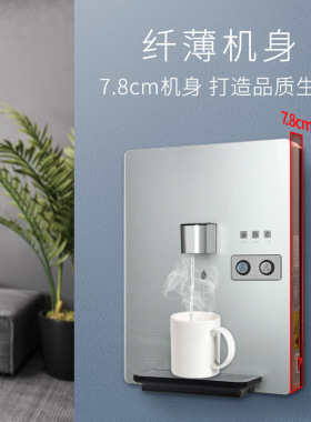 诺华清源即热壁挂式管线机 速热开水器 无热胆饮水机 接净水器