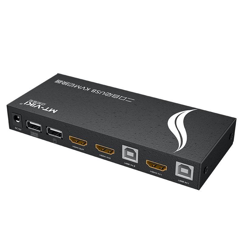 迈拓维矩kvm切换器2口hdmi usb自动电脑切屏显示器打印机鼠标键盘共享2进1出MT-HK201