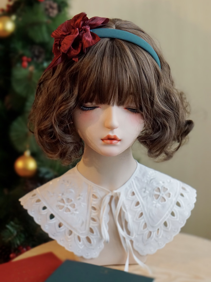 本守造原创手工蝴蝶结发箍头箍圣诞绿撞色,淘宝优惠券,粉丝福利购,淘宝优惠卷