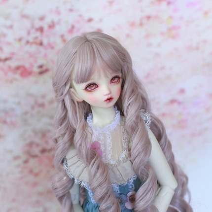 {包邮}BJD.SD娃刘海高温丝假发洋娃卷发长发淑女3分4分6分60cm