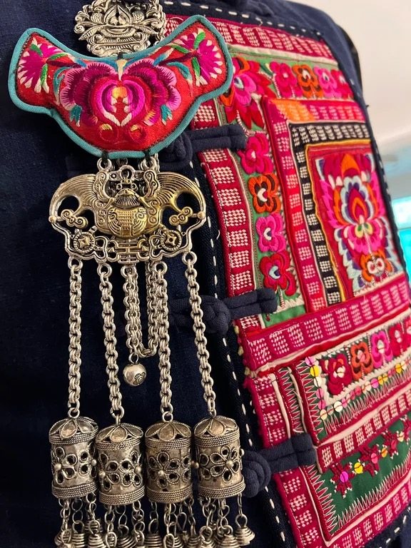 民族风苗银手工老绣苗银压襟,淘宝优惠券,粉丝福利购,淘宝优惠卷