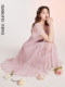 Mesh isabufei/clothing gauze Fiber A-line skirt