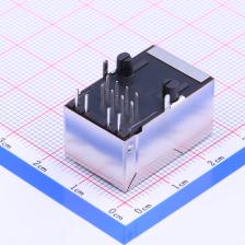 47F-1205BGYDNW2NL 以太网连接器(RJ45 RJ11) RJ45 带LED  现货 - 图0