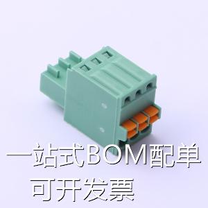 JL15EDGKD-25003G01插拔式接线端子 2.5mm 1x3P排数:1每排P数:-图1