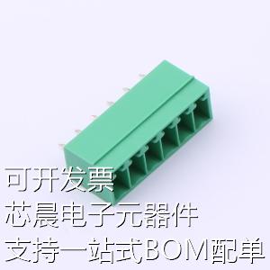 MX15EDGV-3.5-GN01-06P-Cu-A插拔式接线端子 3.5mm 1x6P排数:1-图1