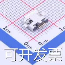 U-C-M5SW-Y-1 USB连接器 Micro-B 母座 沉板 - 图0