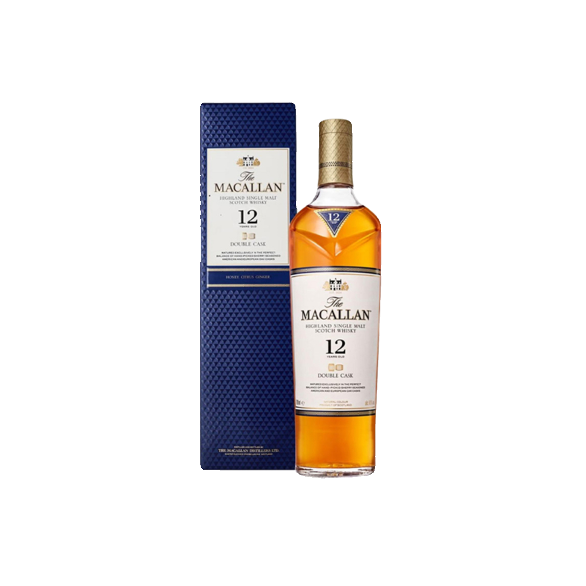 Macallan麦卡伦12年蓝钻单一麦芽雪莉桶威士忌雪莉700ml双桶洋酒-图3