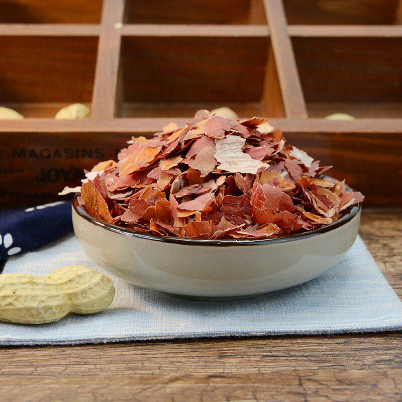 花生衣红皮血小板同仁堂特级正品500g花生皮红衣血小板新鲜新货