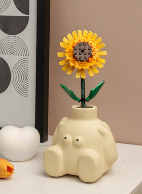 初见陶瓷可插花北欧客厅原创设计