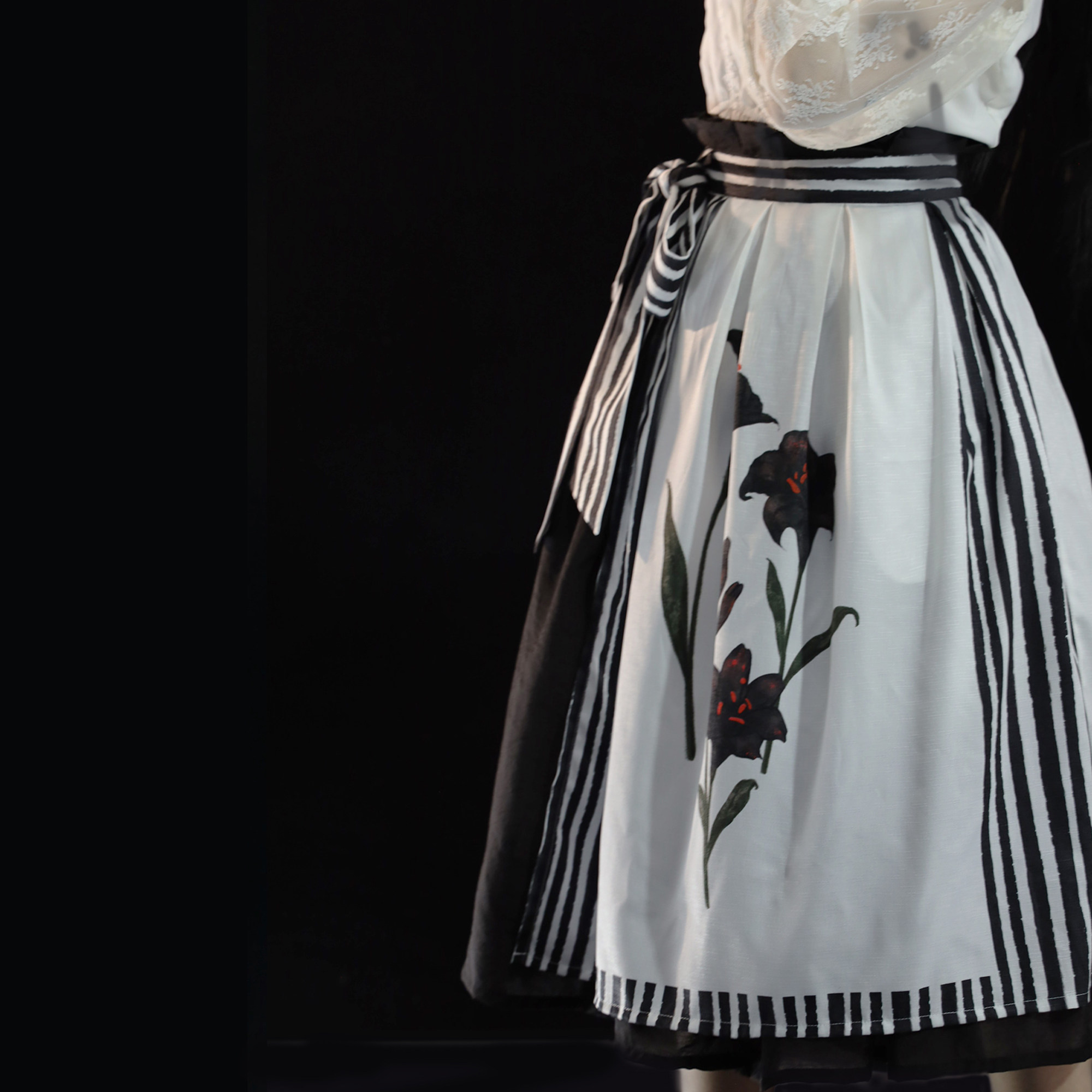 【黑百合3.0】印花SK & JSK全款链接-青LO原创Lolita半身裙连衣裙,淘宝优惠券,粉丝福利购,淘宝优惠卷