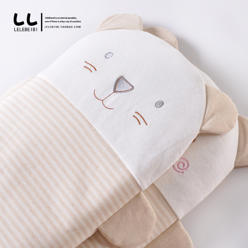 彩棉婴儿枕头透气儿童新生儿纯棉四季通用长款加长枕头套卡通可爱,淘宝优惠券,粉丝福利购,淘宝优惠卷