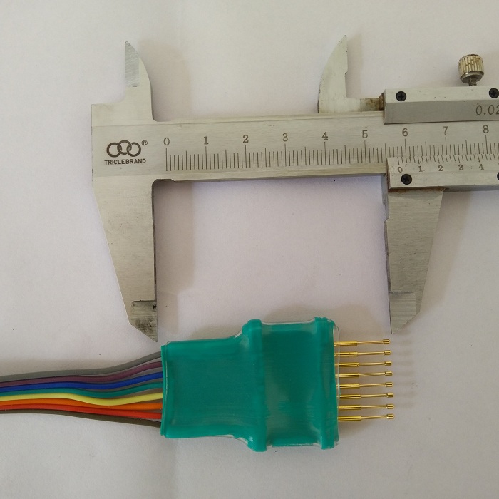 单排双排探针测试针烧录下载编程2.54 2.0 1.27弹簧针针排线-图1