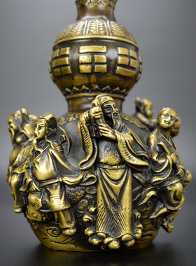 葫芦家居客厅办公室桌面仿古铜器