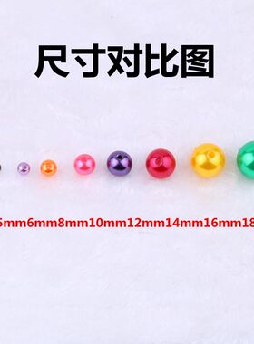 穿孔手工制作辅料散珠