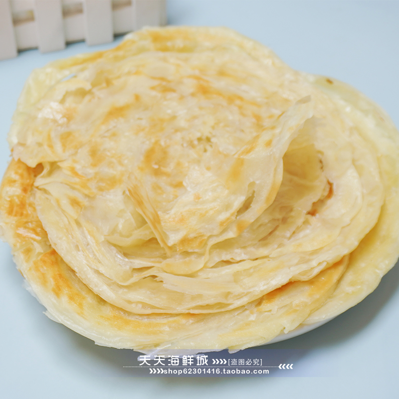 手抓饼120g/片商用摆摊100片大饼葱油饼正宗台湾风味煎饼面饼原味 - 图0