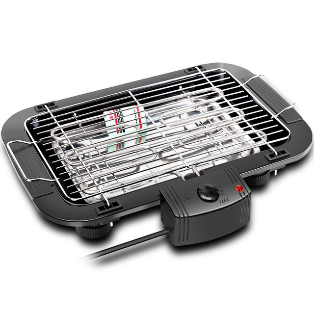 Electric barbecue grill indoor household smokeless grill electric grill pan