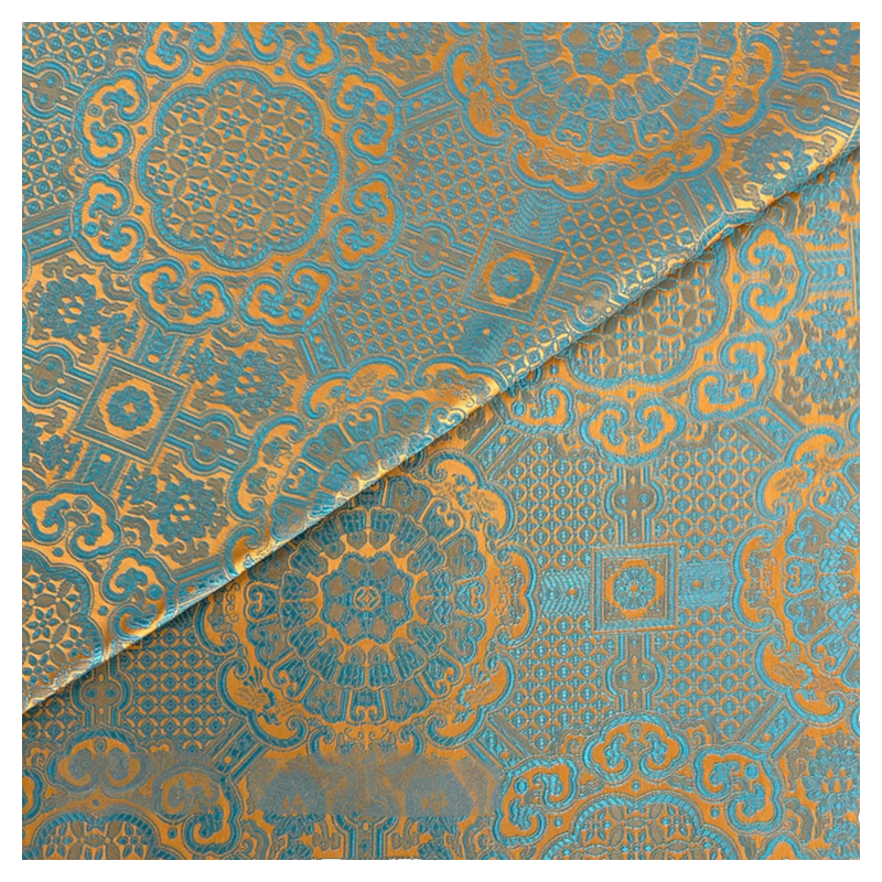 特尼龙布料背心蓝宝织锦缎中式隔热垫丝绸面料蒙古袍民族绸绣旗袍,淘宝优惠券,粉丝福利购,淘宝优惠卷