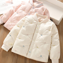 90 White Duck Suede Child Girl Girl Light Thin inside wearing down clothes liner female baby outside wearing warm down jacket