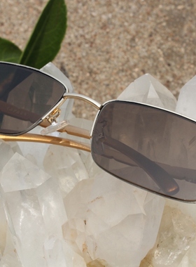 AAA级天然水晶眼镜 石头镜水晶太阳镜  高档铝镁合金框 附证书