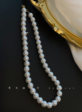 ins博主fever同款珍珠项链锁骨