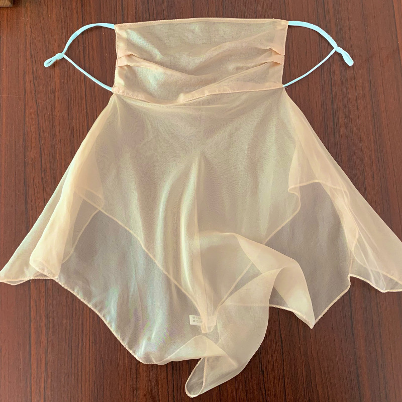 双层桑蚕丝防晒面纱真丝口罩护颈一体夏加大全脸面罩遮阳薄款遮脸,淘宝优惠券,粉丝福利购,淘宝优惠卷