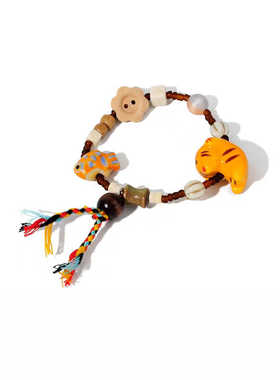 奔跑吧周深演唱会同款猫咪应援手链可爱卡通串珠手绳周边手串情侣