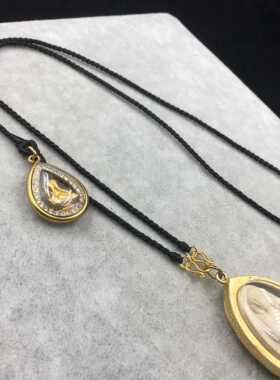 原创防汗不掉色手工编织蜡线纯银