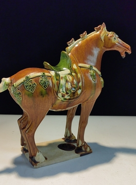 张二孬仿古马博古架摆件艺术收藏