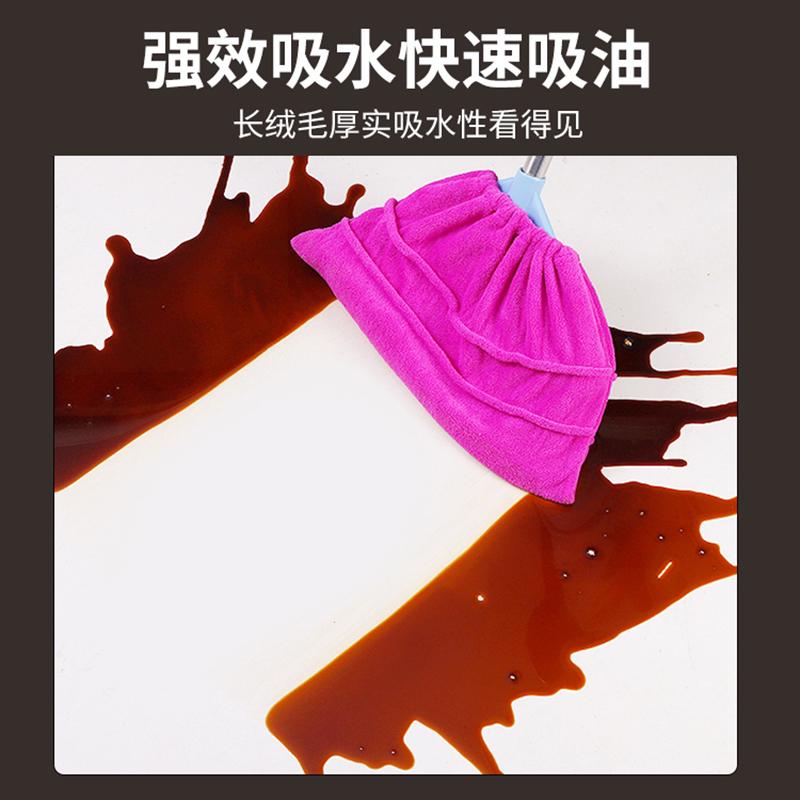 懒人扫把套布干湿两用扫把套吸水多功能拖扫一体除尘套拖地抹布 - 图1
