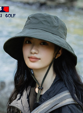 2026新款帽子女款户外防晒帽登山夏季渔夫帽遮阳帽防紫外线太阳帽