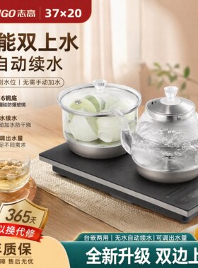志高全自动上水电热茶炉一键续水
