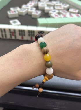 【过香】杭州十八籽手串多宝菩提子木质寺庙同款招财18子佛珠转运