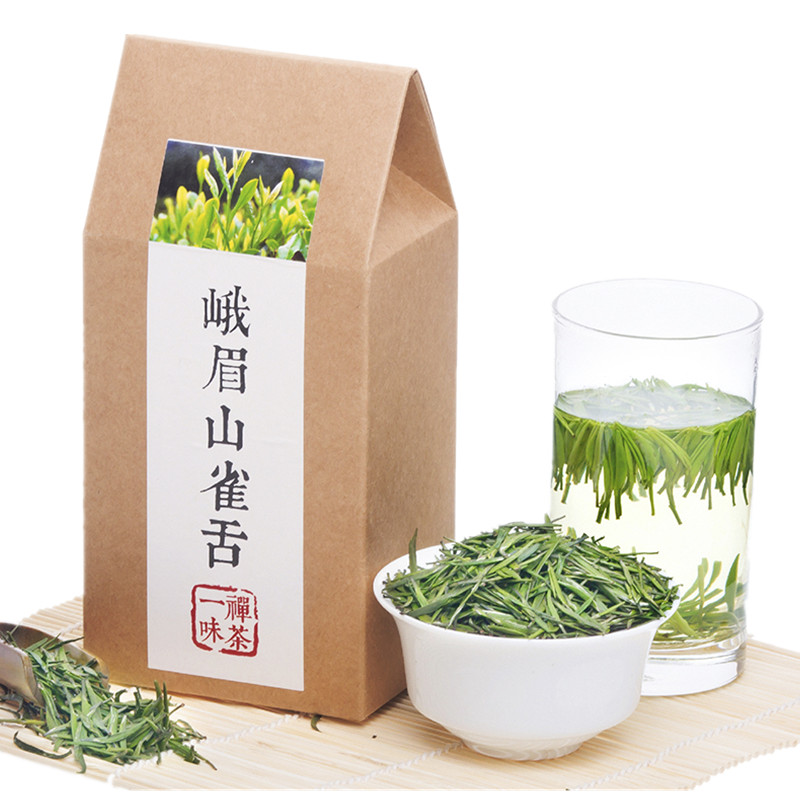 2024新茶雀舌绿茶茶叶特级明前高山春茶四川峨眉山芽茶250g散装 - 图2