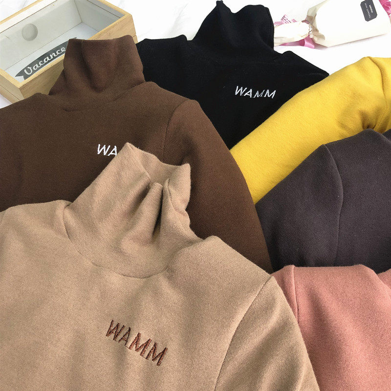 《5折清仓》中大童三层加厚保暖衣男女儿童加绒夹棉高领打底衫T恤,淘宝优惠券,粉丝福利购,淘宝优惠卷