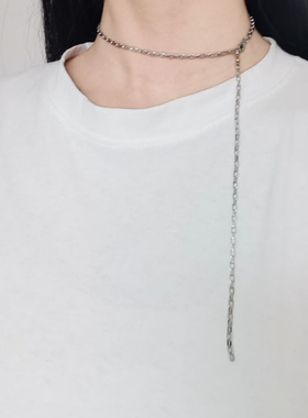 防弹少年团田柾国同款女极简项链
